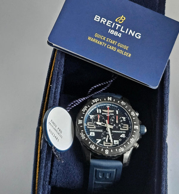 Breitling Endurance Pro Chronograph Watch - Blue strap - X82310