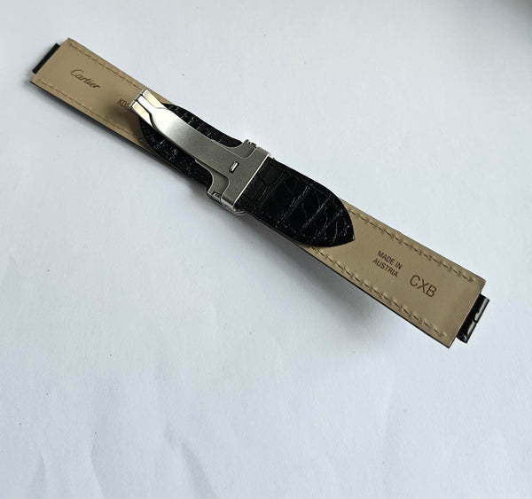 Cartier Ballon Bleu 42mm - 20mm Original leather strap and folding buckle