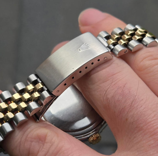 Rolex Datejust Ref. 16013- 18ct gold and Steel -1980 - Vintage Men's/Unisex Watch