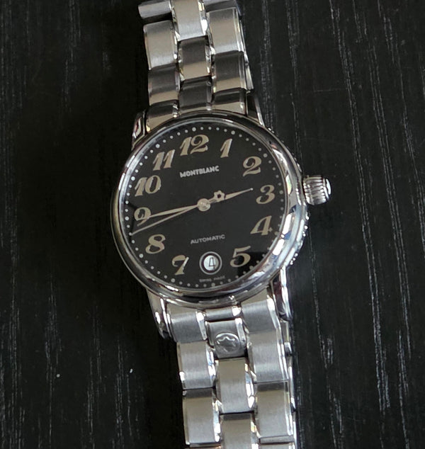 MONTBLANC Meisterstück 7019 Date -Automatic - Men's Watch- Extra leather strap