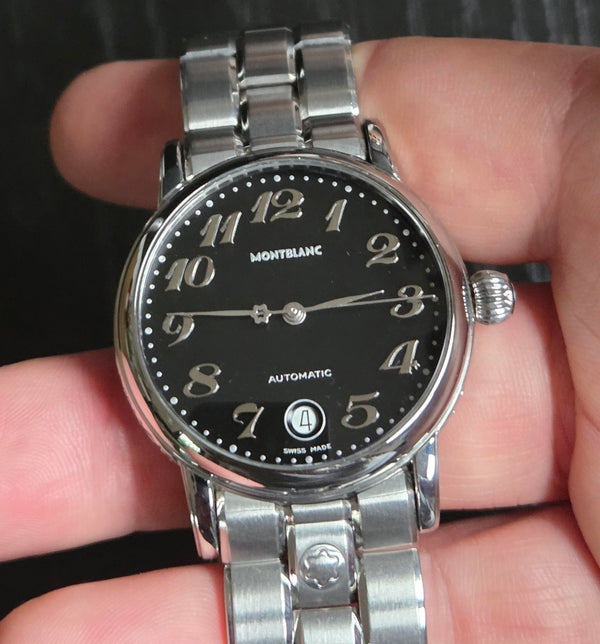 MONTBLANC Meisterstück 7019 Date -Automatic - Men's Watch- Extra leather strap