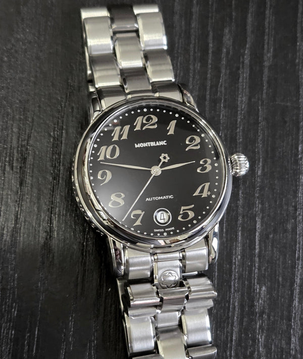 MONTBLANC Meisterstück 7019 Date -Automatic - Men's Watch- Extra leather strap
