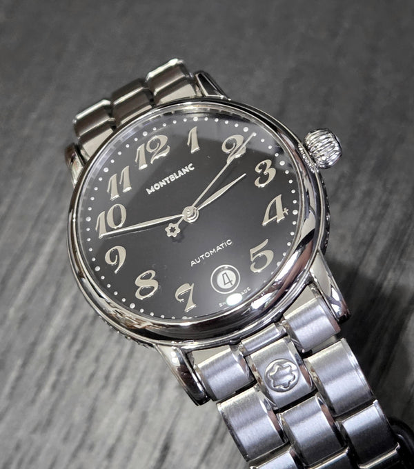 MONTBLANC Meisterstück 7019 Date -Automatic - Men's Watch- Extra leather strap