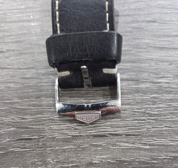 Heuer Autavia (Tag Heuer) Genuine 20mm watch leather strap and 18mm Heuer Buckle