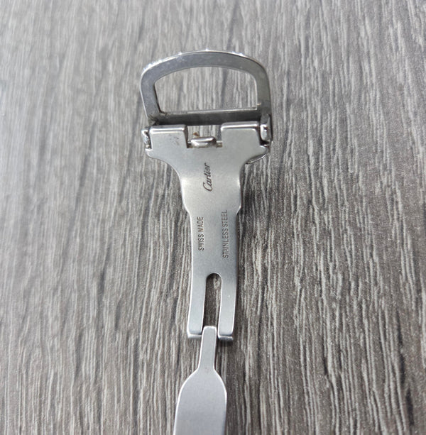 Cartier Leather Watch Strap - 16mm- Folding Deployment Clasp buckle- Genuine
