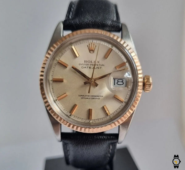 Rolex Oyster Perpetual Datejust Unisex Watch - Pie Pan Dial Ref. 1601 Wristwatch