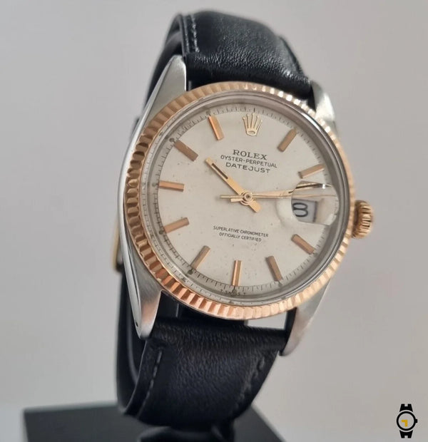Rolex Oyster Perpetual Datejust Unisex Watch - Pie Pan Dial Ref. 1601 Wristwatch