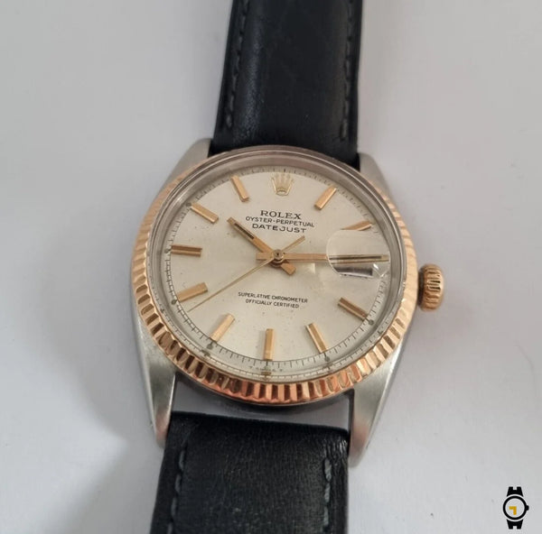 Rolex Oyster Perpetual Datejust Unisex Watch - Pie Pan Dial Ref. 1601 Wristwatch