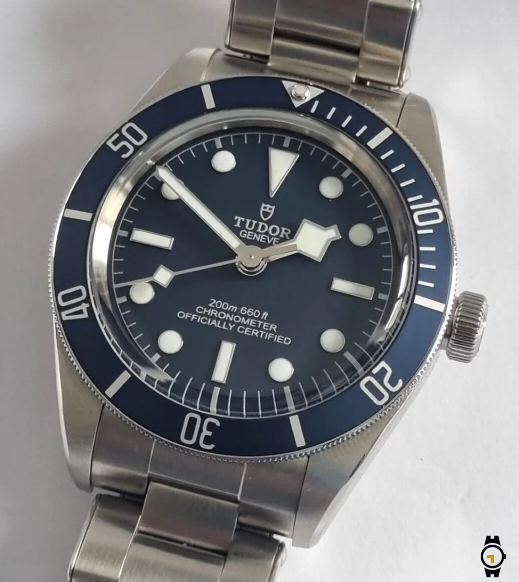 Tudor black bay blue bezel on sale