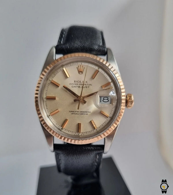 Rolex Oyster Perpetual Datejust Unisex Watch - Pie Pan Dial Ref. 1601 Wristwatch