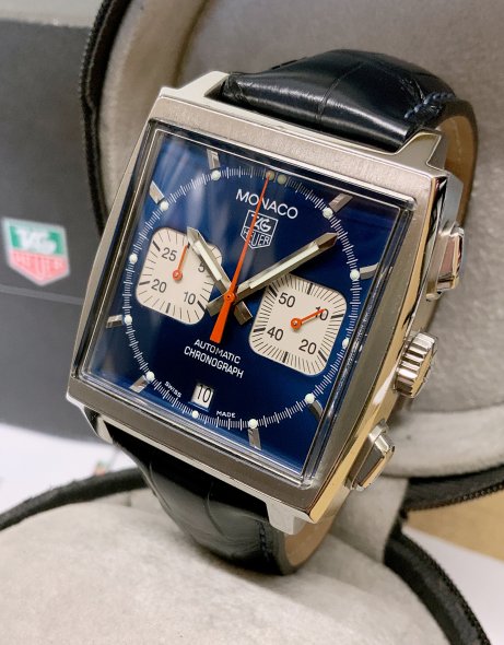 TAG Heuer Monaco Automatic Calibre 17 - Blue Men's Watch - CW2113-0