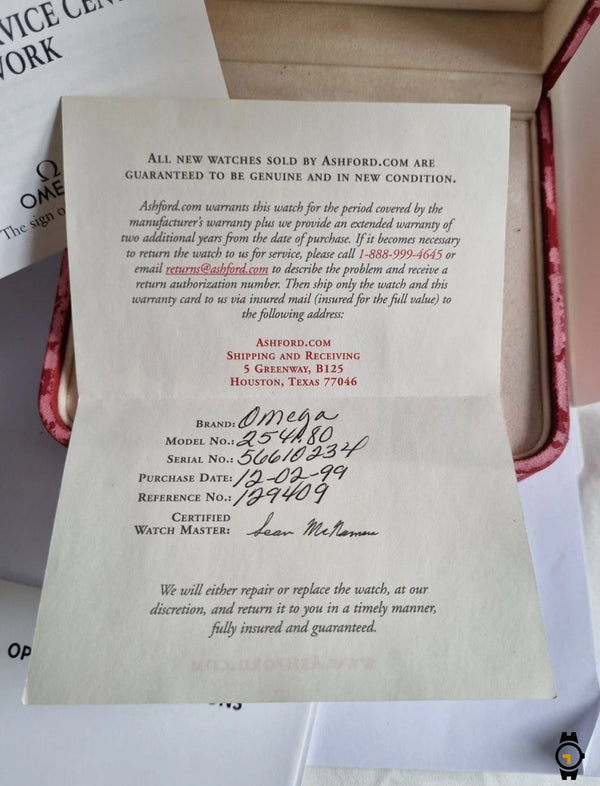 Omega Seamaster Professional Diver 300M - Quartz Full Size Case