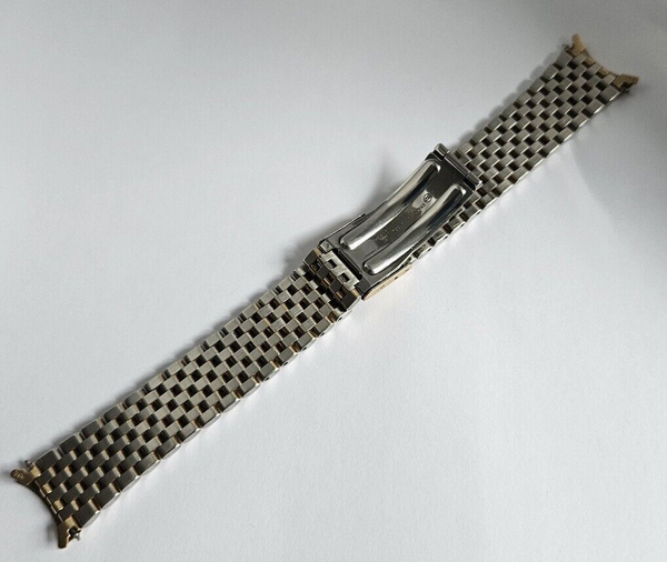 Omega Seamaster/Speedmaster Vintage gold plated watch bracelet - Ref. 1383- end links 785