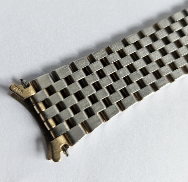 Omega Seamaster/Speedmaster Vintage gold plated watch bracelet - Ref. 1383- end links 785