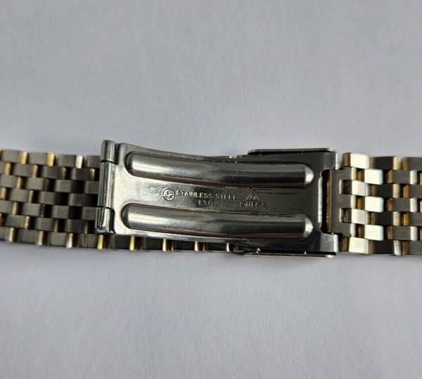 Omega Seamaster/Speedmaster Vintage gold plated watch bracelet - Ref. 1383- end links 785