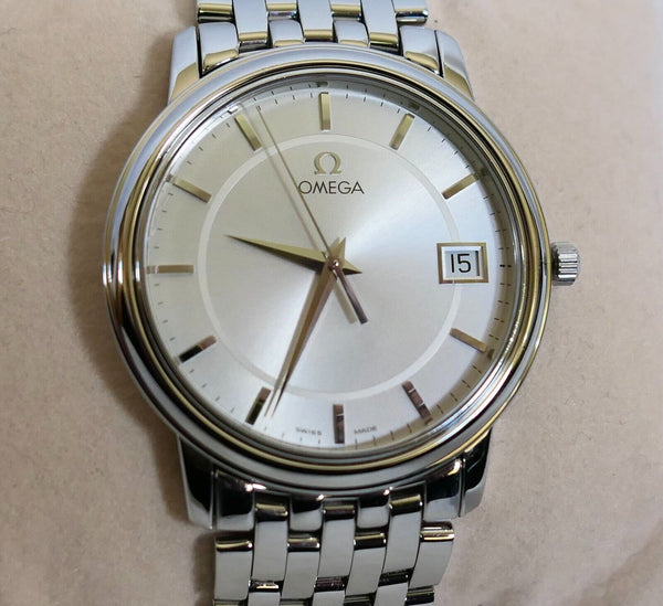 Omega De Ville Quartz - Ref. 48.10.31.01 - Steel case and bracelet Watch