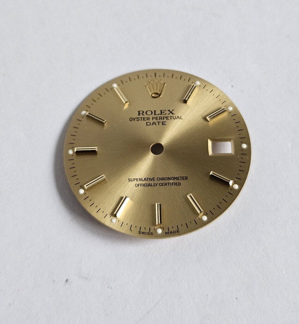 Rolex Oyster Perpetual Date - 15210 - 15200 - Genuine vintage dial - front