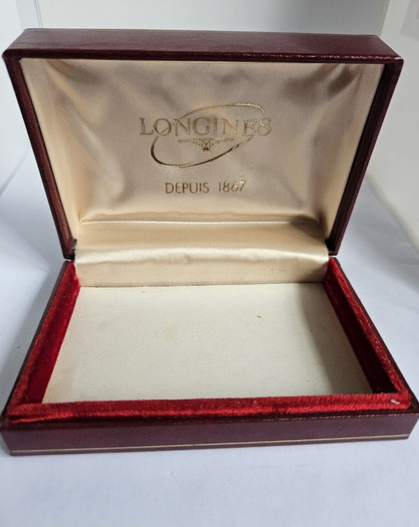 Longines watch box -Vintage - Red