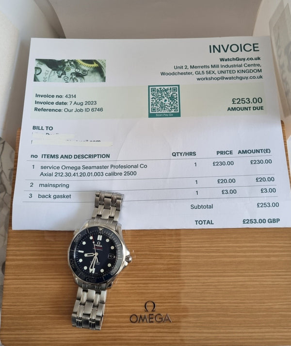 Omega Seamaster Professional Co- Axial Ceramic Bezel - 21230412001003