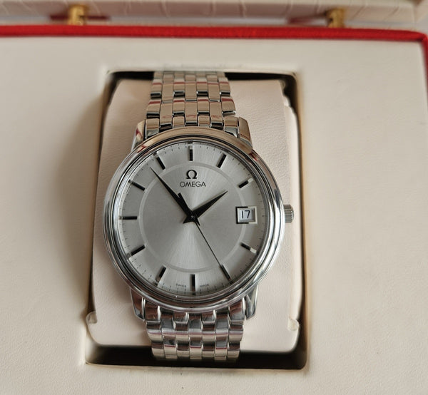 Omega De Ville Quartz - Ref. 48.10.31.01 -  Steel case and bracelet Watch