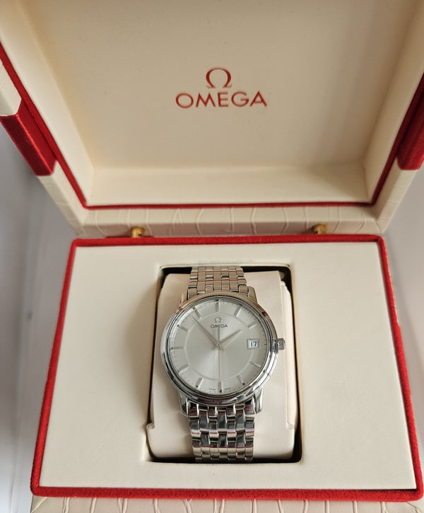 Omega De Ville Quartz - Ref. 48.10.31.01 -  Steel case and bracelet Watch
