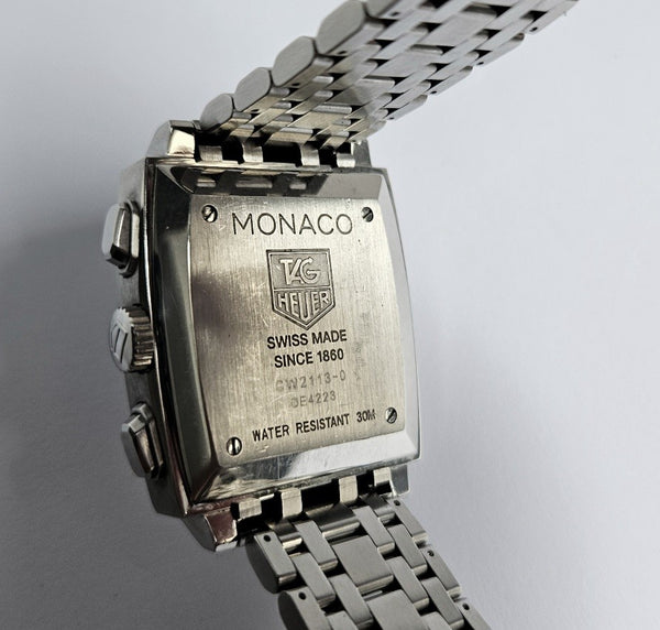 TAG Heuer Monaco Automatic Calibre 17 - Blue Men's Watch - CW2113-0 back picture