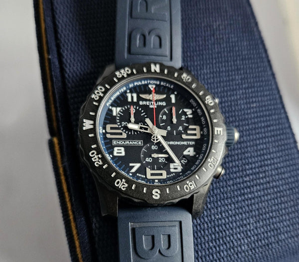 Breitling Endurance Pro Chronograph Watch - Blue strap - X82310