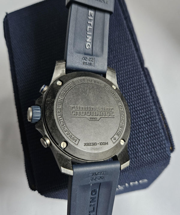 Breitling Endurance Pro Chronograph Watch - Blue strap - X82310