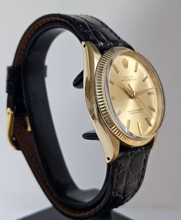 Rolex Oyster Perpetual Ref. 1005 - Automatic - 18K solid gold case- Vintage 1957 -  Men's - Unisex watch