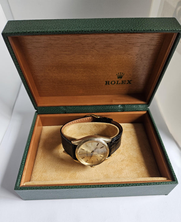 Rolex Oyster Perpetual Ref. 1005 - Automatic - 18K solid gold case- Vintage 1957 -  Men's - Unisex watch