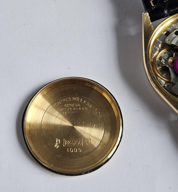 Rolex Oyster Perpetual Ref. 1005 - Automatic - 18K solid gold case- Vintage 1957 -  Men's - Unisex watch