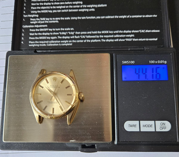 Rolex Oyster Perpetual Ref. 1005 - Automatic - 18K solid gold case- Vintage 1957 -  Men's - Unisex watch