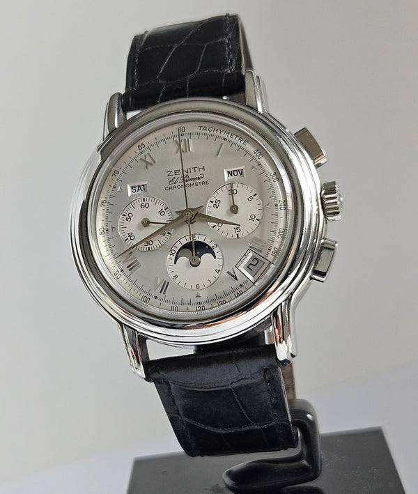 Zenith El Primero Chronomaster Lunar Phase - Silver dial - 14/01-0240-410