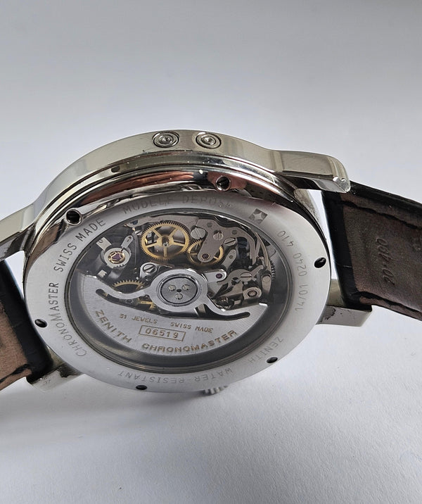 Zenith El Primero Chronomaster Lunar Phase - Silver dial - 14/01-0240-410