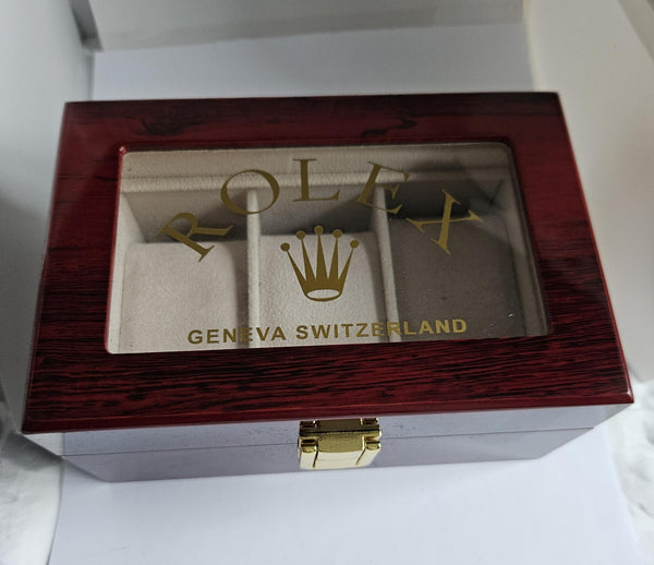 Rolex presentation Box - Travel case -  3 watches