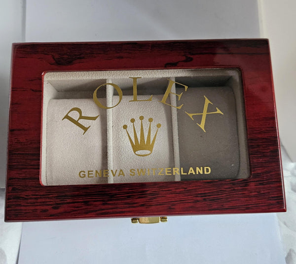 Rolex presentation Box - Travel case -  3 watches