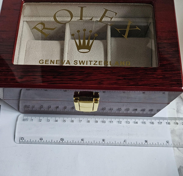 Rolex presentation Box - Travel case -  3 watches