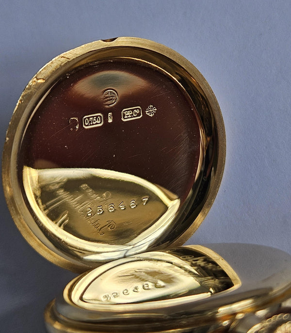 Patek Philippe Pocket Watch Vintage - 18K gold case - 1907