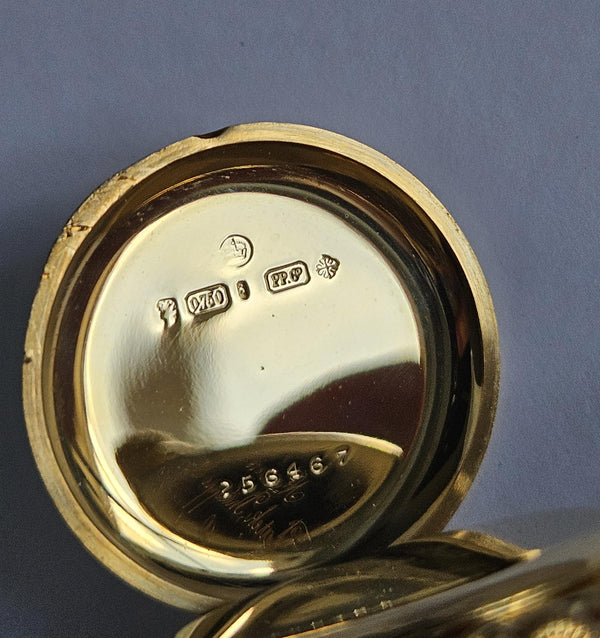 Patek Philippe Pocket Watch Vintage - 18K gold case - 1907