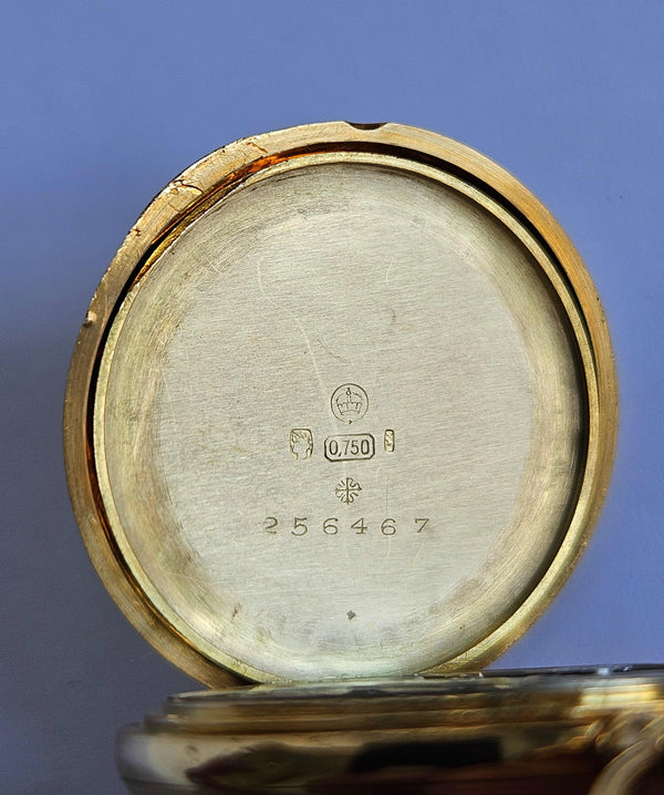 Patek Philippe Pocket Watch Vintage - 18K gold case - 1907