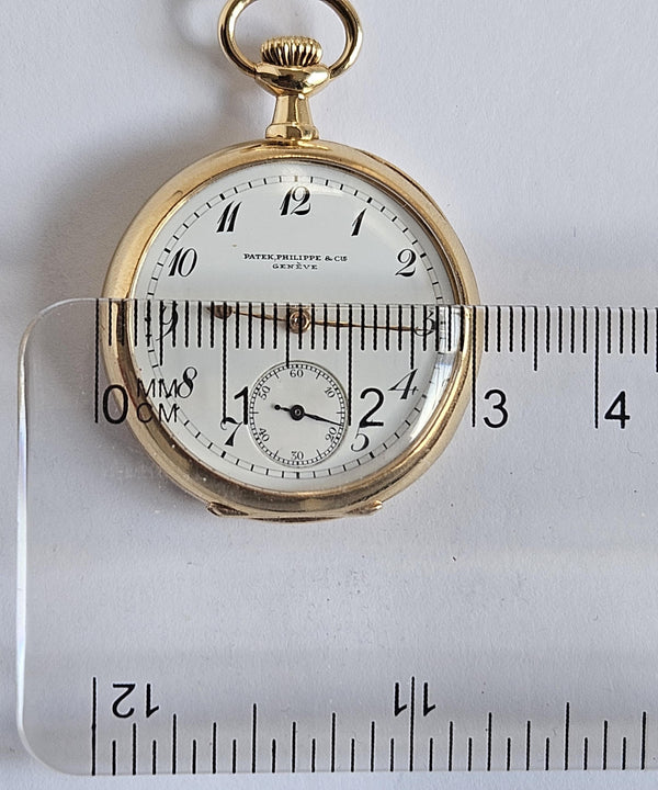 Patek Philippe Pocket Watch Vintage - 18K gold case - 1907