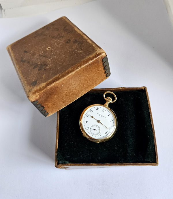 Patek Philippe Pocket Watch Vintage - 18K gold case - 1907