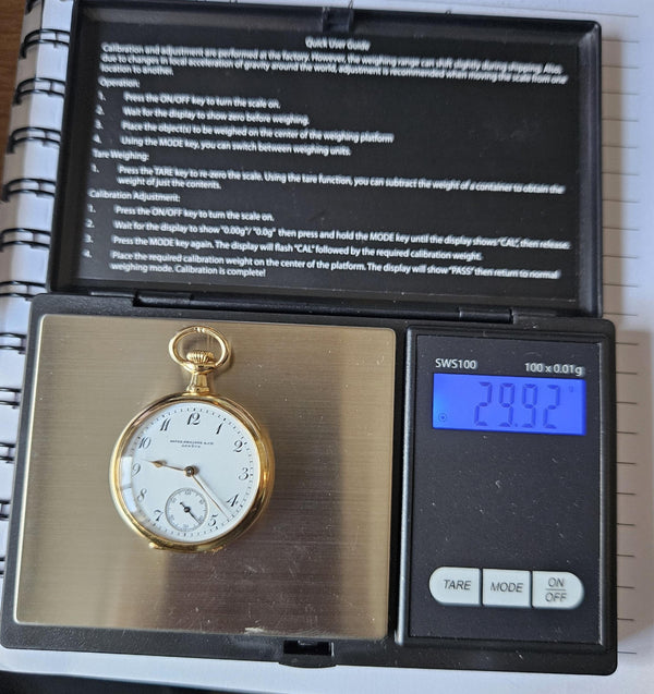 Patek Philippe Pocket Watch Vintage - 18K gold case - 1907
