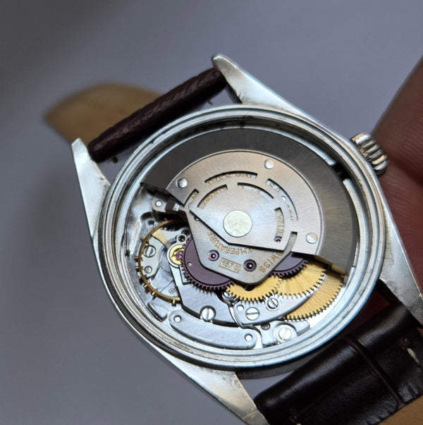 Rolex Oyster Datejust 1601 - Silver pie pan dial - Steel and Gold - Automatic Vintage Watch