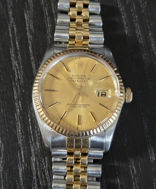 Rolex Datejust Ref. 16013- 18ct gold and Steel -1980 -  Vintage Men's/Unisex Watch