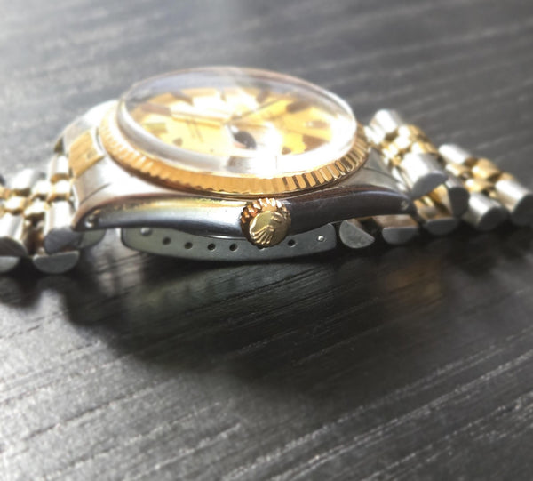 Rolex Datejust Ref. 16013- 18ct gold and Steel -1980 -  Vintage Men's/Unisex Watch