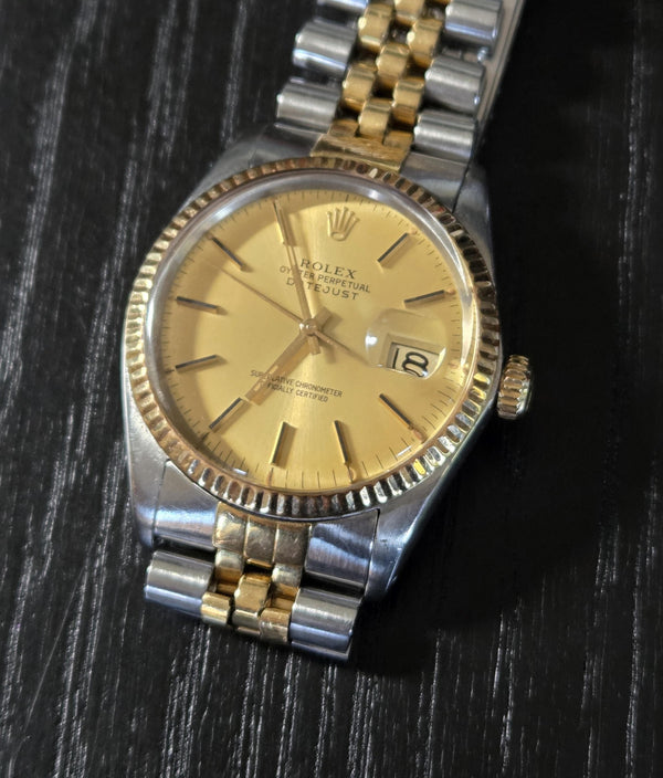 Rolex Datejust Ref. 16013- 18ct gold and Steel -1980 -  Vintage Men's/Unisex Watch