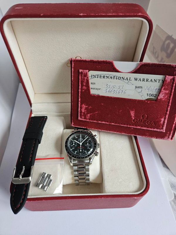 Omega Speedmaster  35.10.51- A.C. Milan Limited Edition - 1999 - Men's Unisex Watch