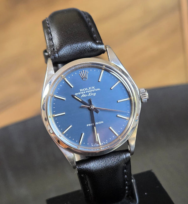 Rolex Air king Precision - Blue Dial - Ref. 5500 - 34mm Automatic - 1969