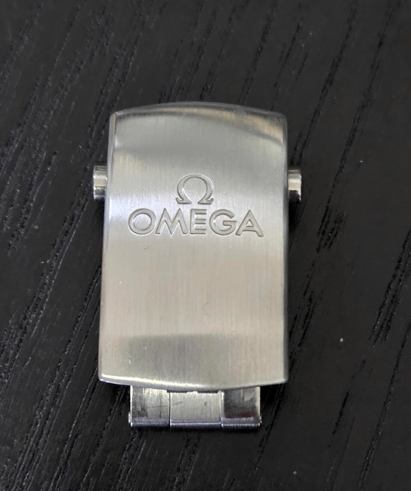 OMEGA 1515/816 steel bracelet clasp - For Seamaster watch - 117ST1515816 - Genuine